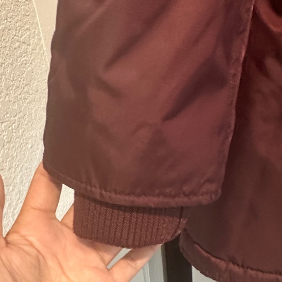 Women's Maroon Insulated Ski Jacket - Picture 7 of 16